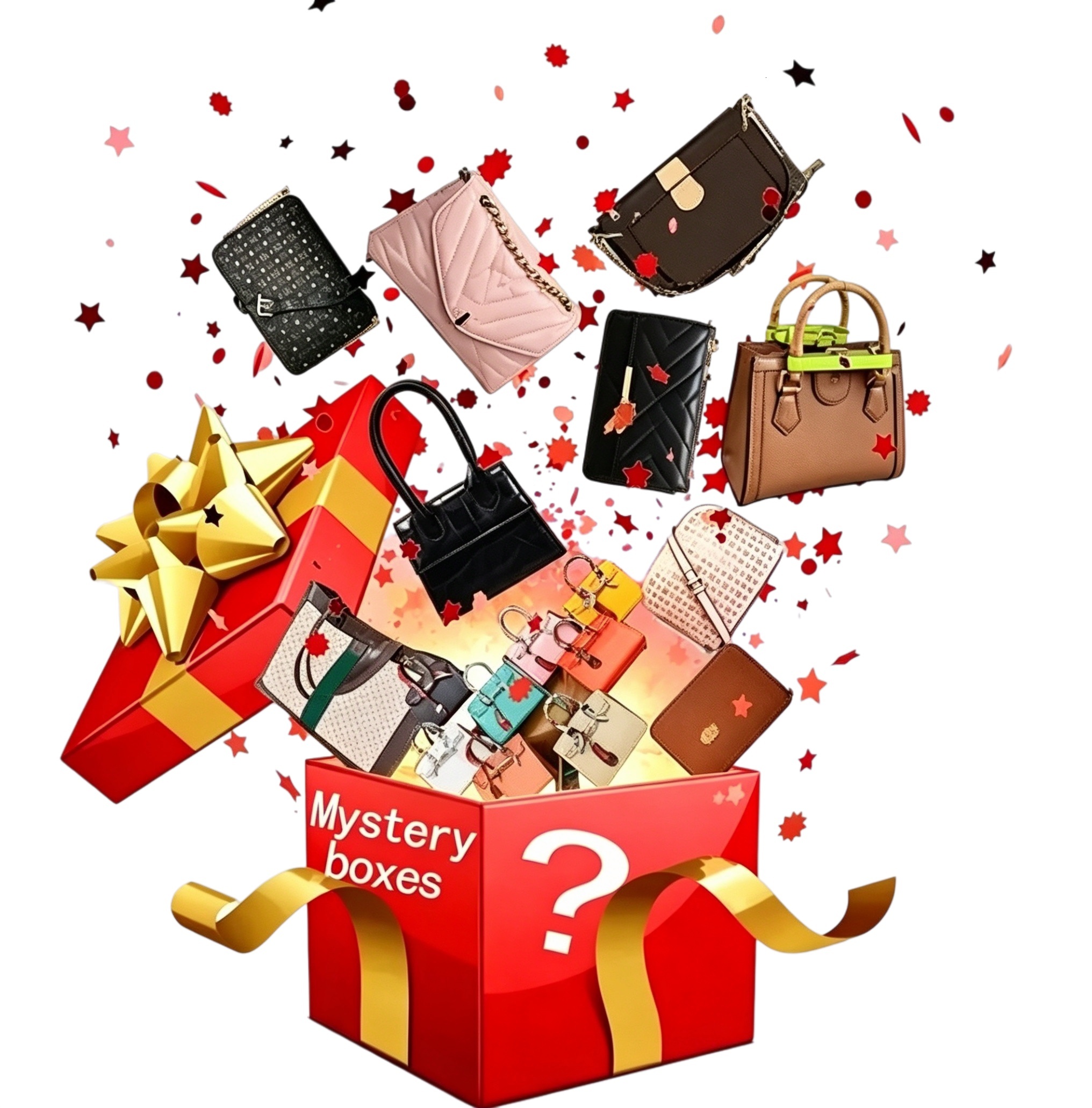 Surprise Unboxing Mystery Box Custom Link Luxury Designer Women Bags Random Lucky Gift Box Christmas Birthday Shoulder Bag Crossbody Bag Handbag