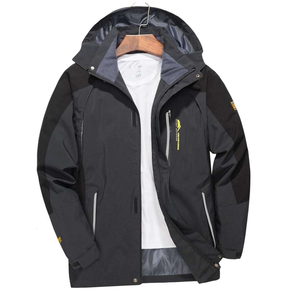 Men's Waterproof Hiking Jacket Large Size Windproof Windbreaker Camping Hunting Running Trekking Fishing Coat Men Outdoor W260626