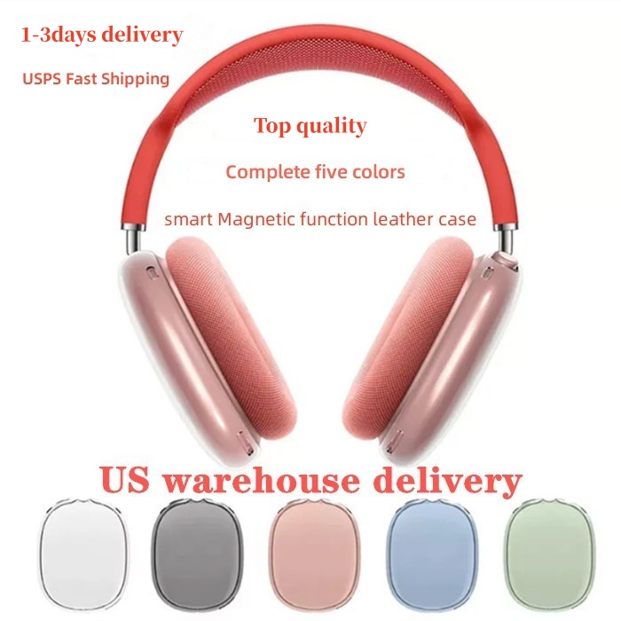 USA Stock For airpods max 2 3 Headphone airpods pro max Wireless Earphone pods maxes ANC Top Quality airpodspro Max 2 Headphones Metal Earmuffs Smar