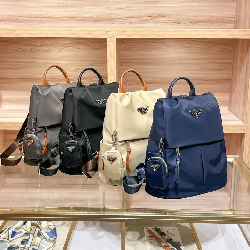 Cross-border P-brand new Korean-style Oxford cloth for girls, casual, fashionable, trendy, versatile, anti-theft travel backpack