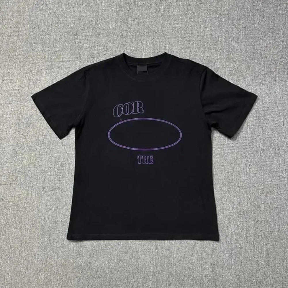 Cortiesz T Shirts Cortiezlys Designer Brand Mens Women Star Stacked Baggy Demon Island Hip Hop T Shirt Wide Goth Oversized Alcatraz Pattern Print Cl