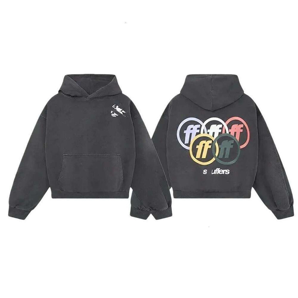Scuffer Hoodie Designer Hoodies Graphic Tee High Street Oversized Sweatshirt Grunge Women Haruku Hoodie T Shirt Strt Y2k Tops Streetwear Gothic Clot