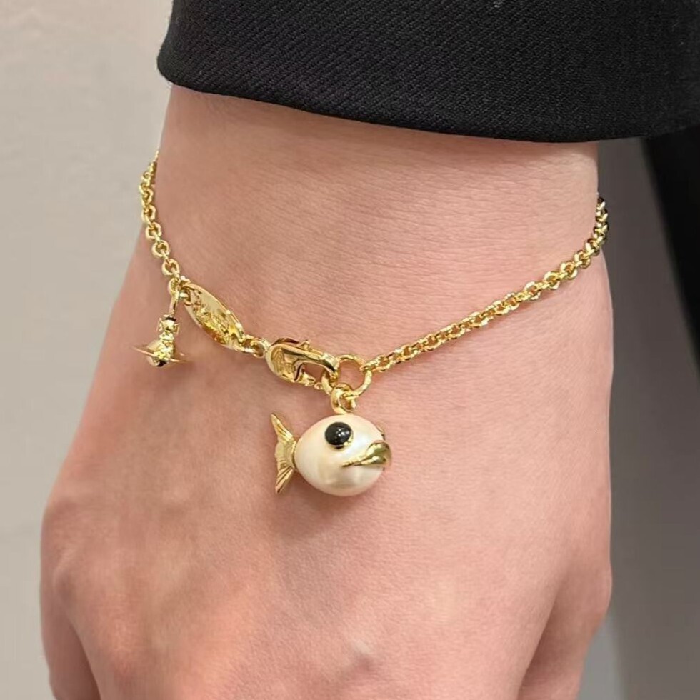 Saturn Jewelry Designer Vivienneewestwood Vivi Ennewestwood Luxury Bracelet For Woman Men Luxe Bangle Vivienme Viviennelies Westwoodies Clownfish Br