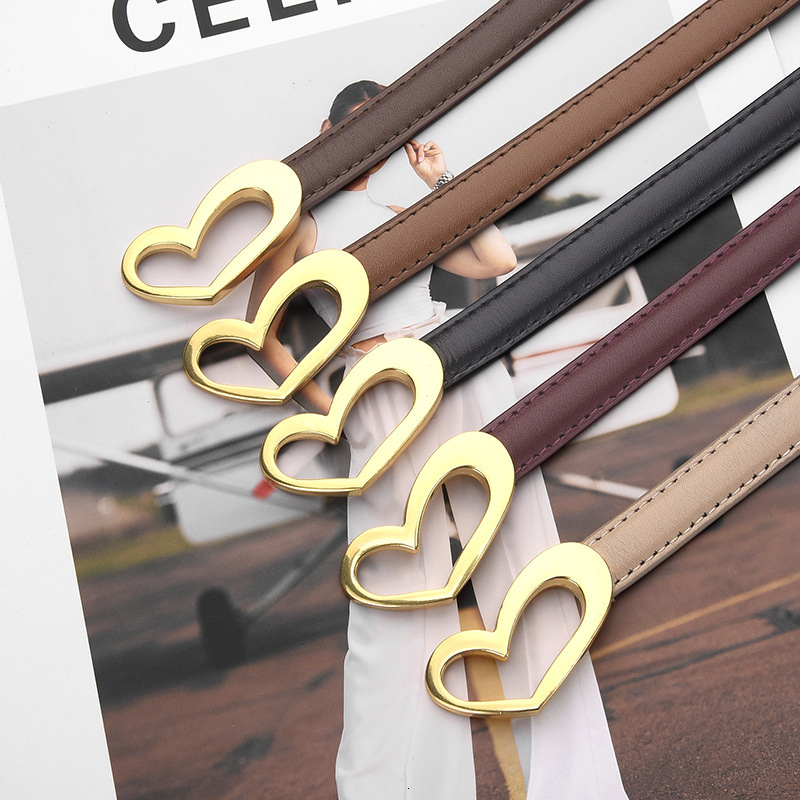 Designer 2026 Lyer Genue Ler Simple Luxe Verstile Hert shped Fit Pour Élégant Et Tendance Nouvelle Ceinture Livraison Gratuite