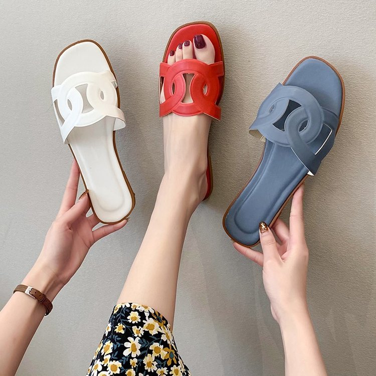 Free shipping luxury Portable Light Home Slippers Solid Color Waterproof Shower Slides Comfort Flat Sandals new