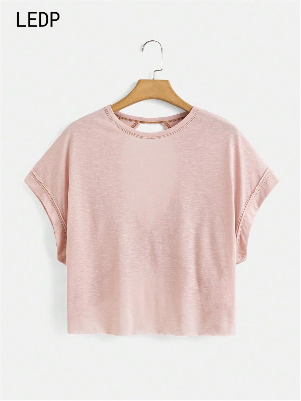 290196 Million year old pollen T-shirt plus size women's micro pollen breathable ancient ecological art short sleeved shirt-image-1112385814
