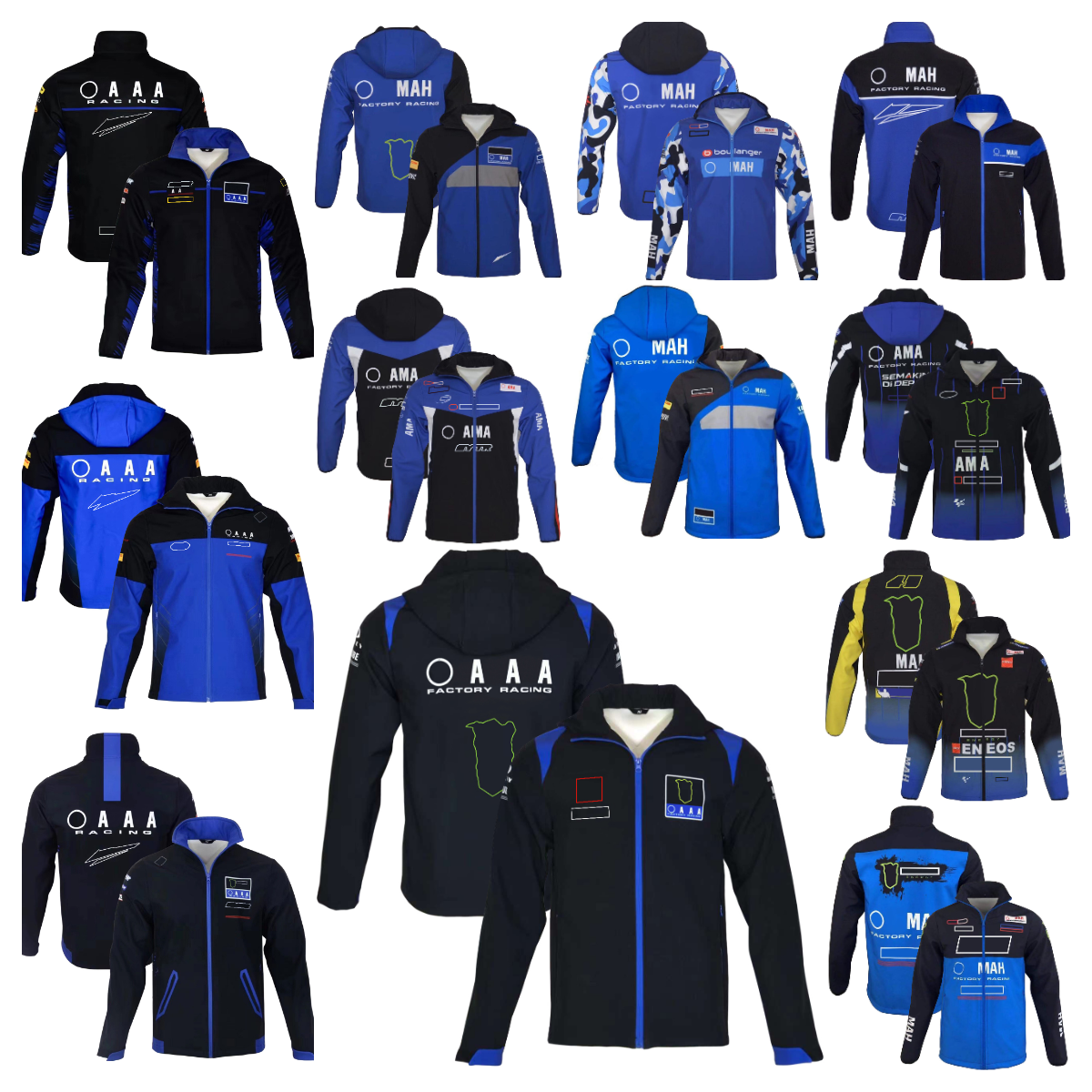 Nouveaux vêtements de moto de cross-country en plein air coupe-vent anti-chute pull de course veste de sport décontractée pour hommes