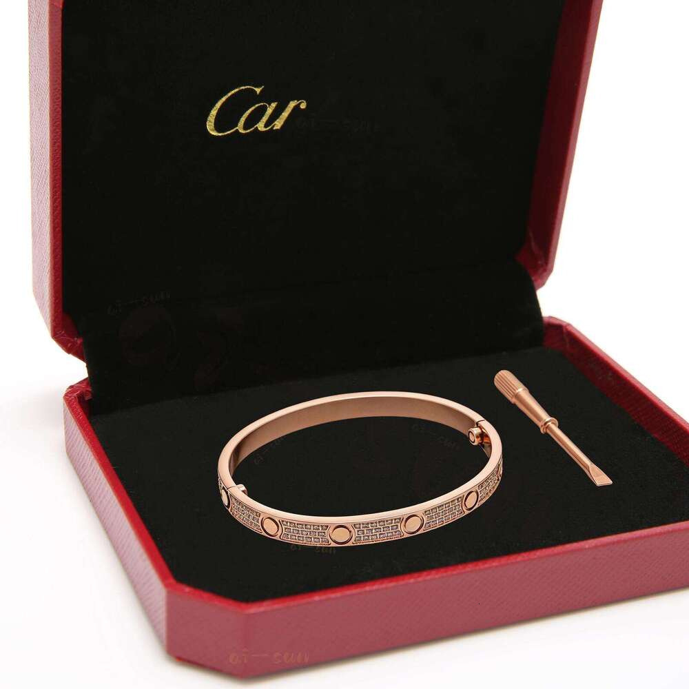 Designer 18kt Golden Lovelace Style Bracelet Featuring Secure Fastening Mechanism Fashion Jewelry With Red Gift Box And Screwdriver