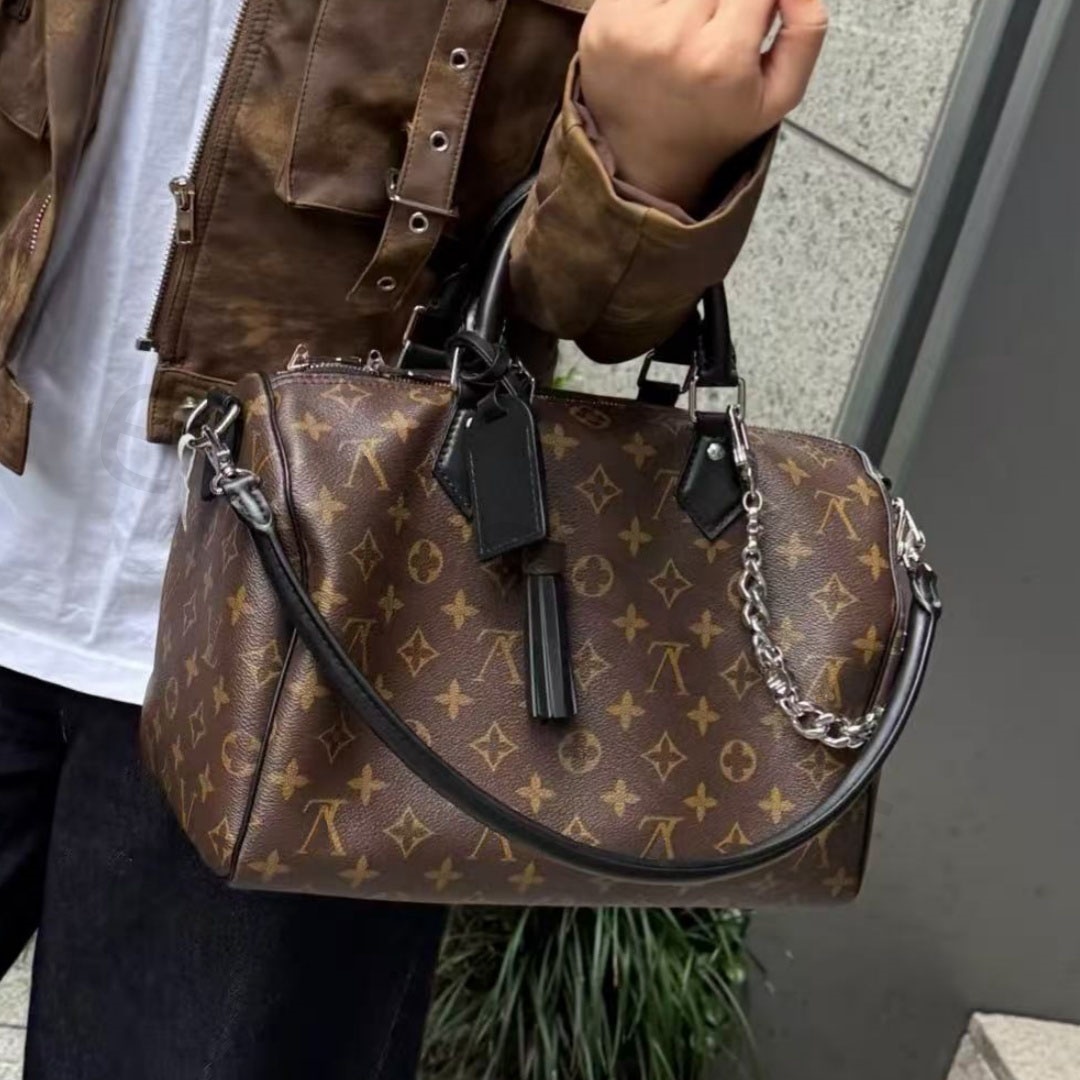 New Designer Bags women's bag Speedybags Soft 30 Dark 30cm high quality pillow bag M12243 Designer Bags 2026 Trends purse P9 Tote Bag luxury ba