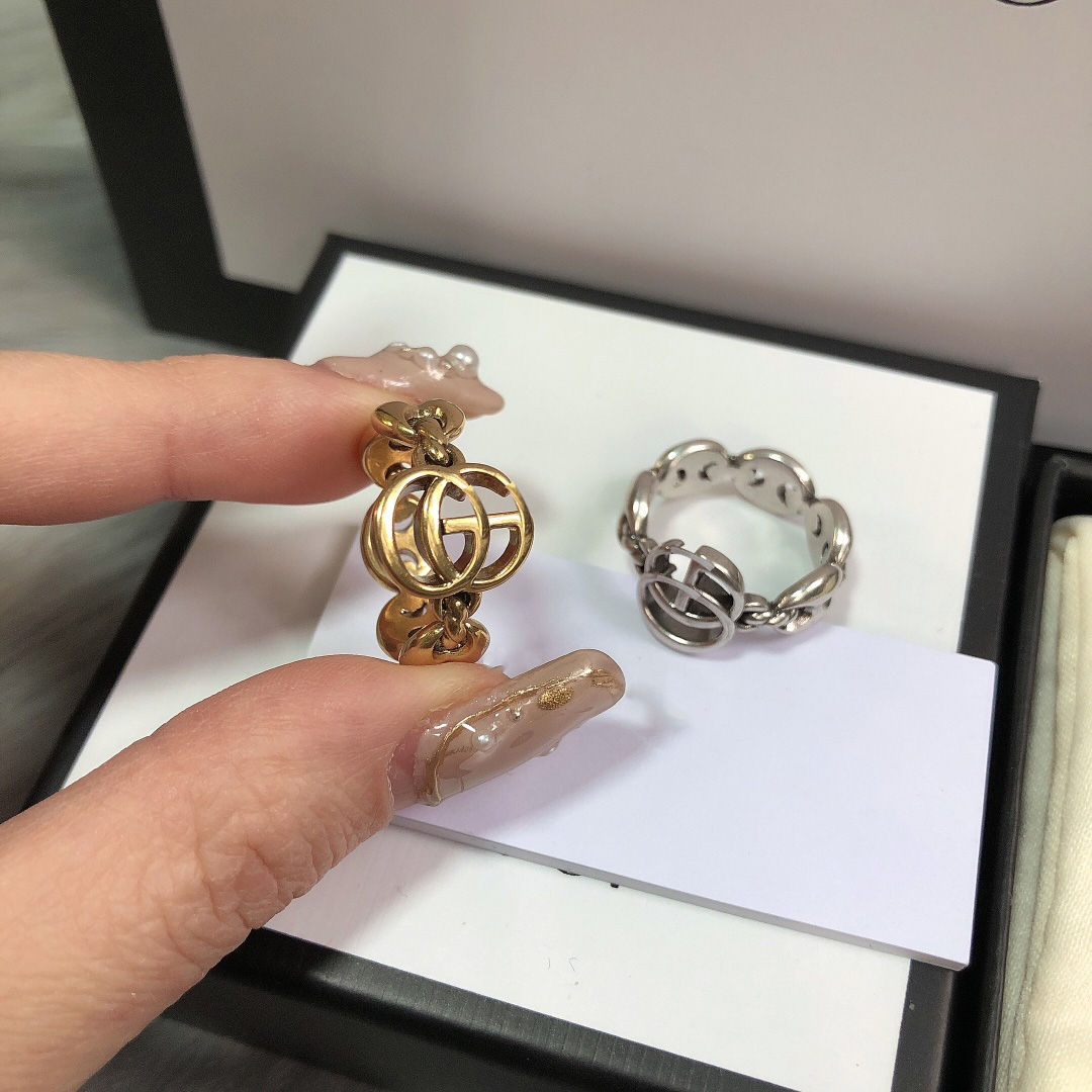 Designer Ring High Quality Gold Brass Copper Couples Wedding Rings Men Women Lady Party Gift Size 6 7 8