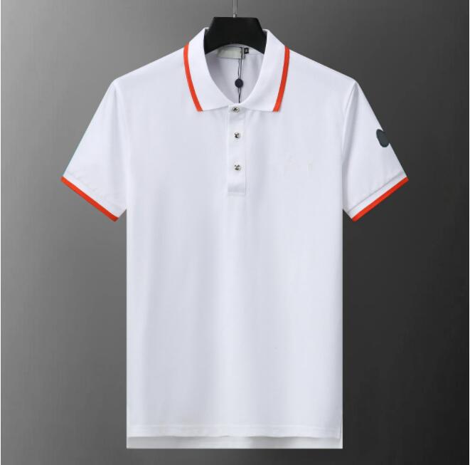 Mens T Shirt Polos Hot Summer Style Patterns Embroidery With Letters Tees Short Sleeve Casual Shirts Lapel Necks Tops Asian Size S-3XL-image-1112393213