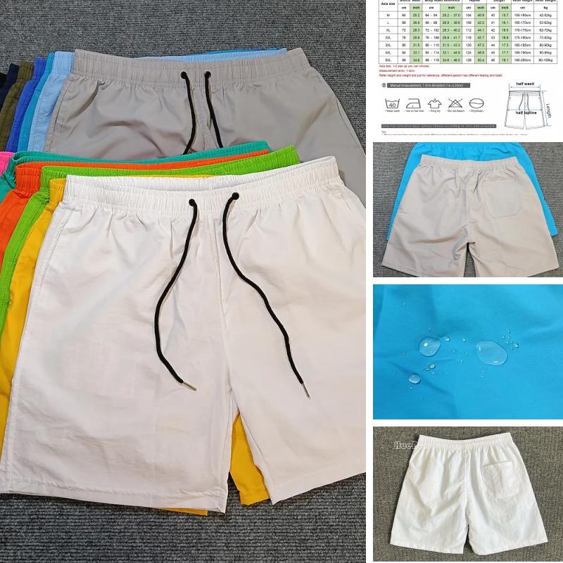 Designer Shorts Mens Gym Short Jogging Pants With Intranet Above Knee Britches MensSwim Triangle Patch Bermudas Summer Swimwear Beach Sports Running