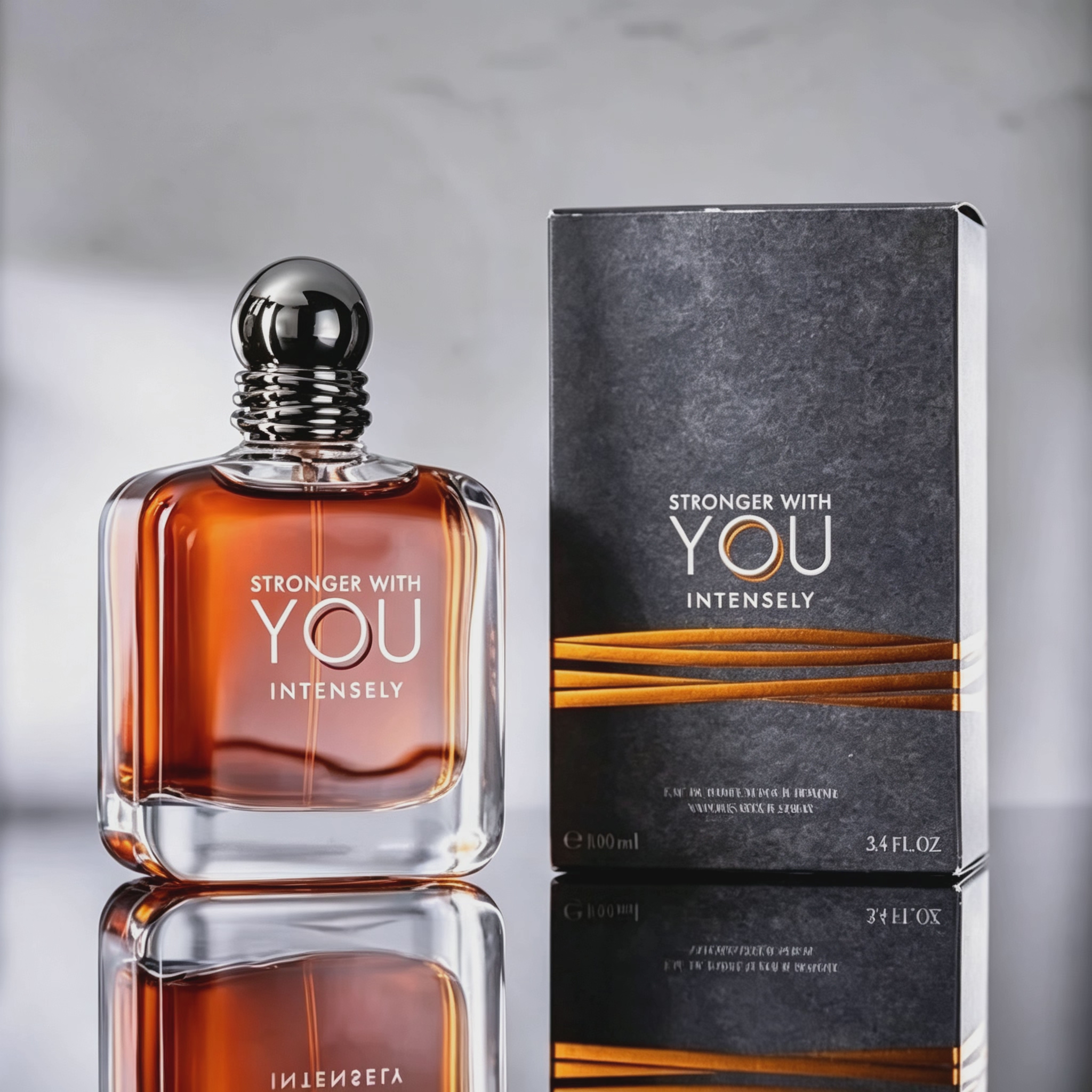 Luxury Fragrance Stronger with You Intensely Absolutely Oud Eau De Parfum Men Perfume 100ml Long Lasting Smell Brand EDP Man Cologne Spray Power-image-925687551