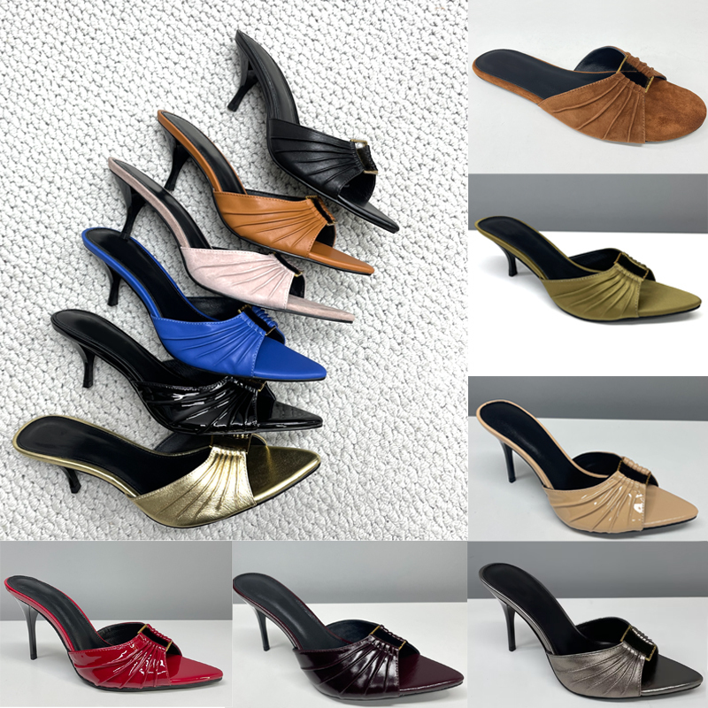 Big Size Eu44 Slippers For Women Summer Casual Sandal Fashion Heels Slippers Open Toe Babylone Mules Beach Sandals Party Shoes 831-image-940817780