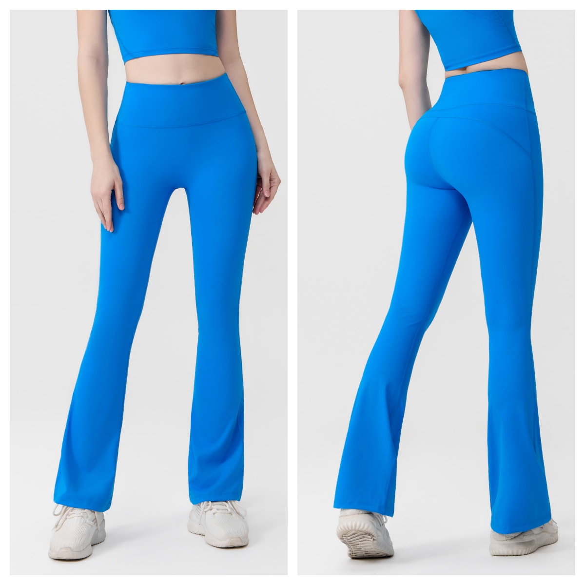 New Arrival Ladies Buttery Soft Flared Yoga Leggings Women High Elastic Slim Bootcut Pants Fitness Sports Outdoor Daily Wear Bell Bottom Trousers
