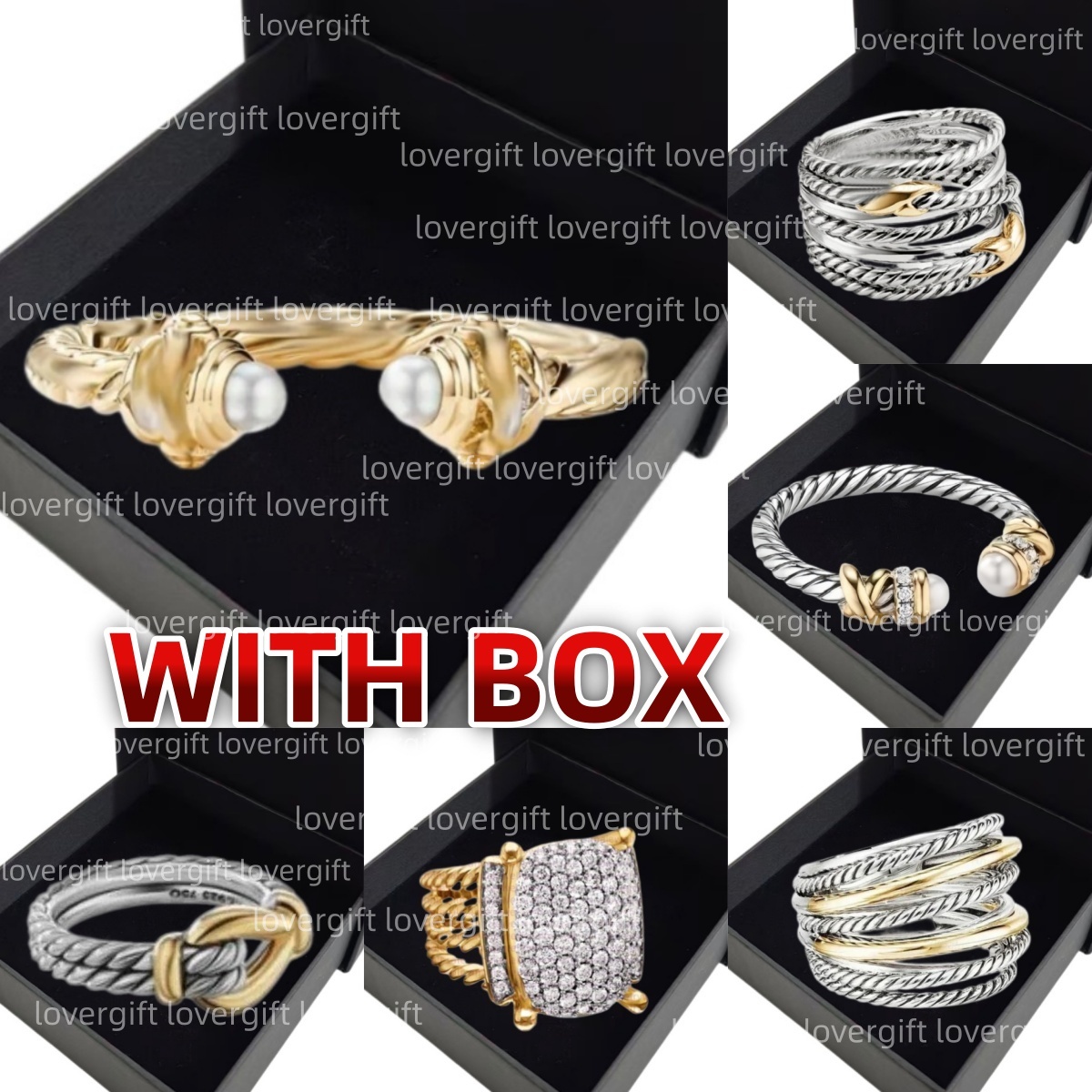ring luxury Jewelry open rings designer for women Twisted Braided Band Rings high quality gold rings Men Classic 925 Silver Cable Wire Vintage Chris