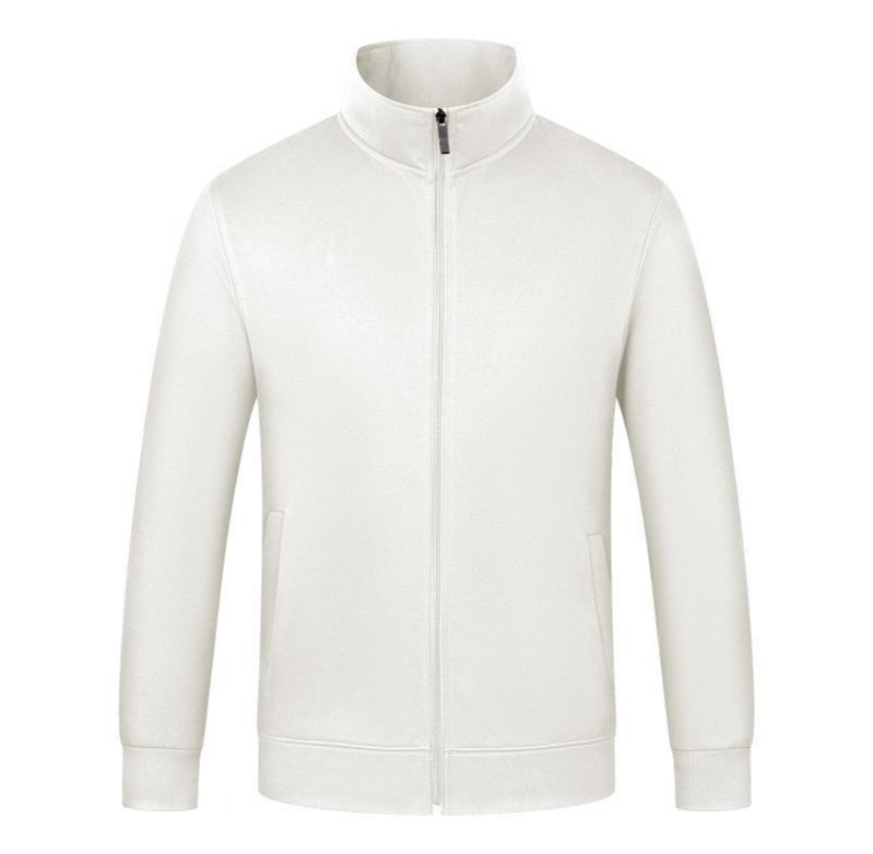 A282 New Style Stand Collar Thick Zip Up Sweatshirt Couples Outerwear-image-1112554604
