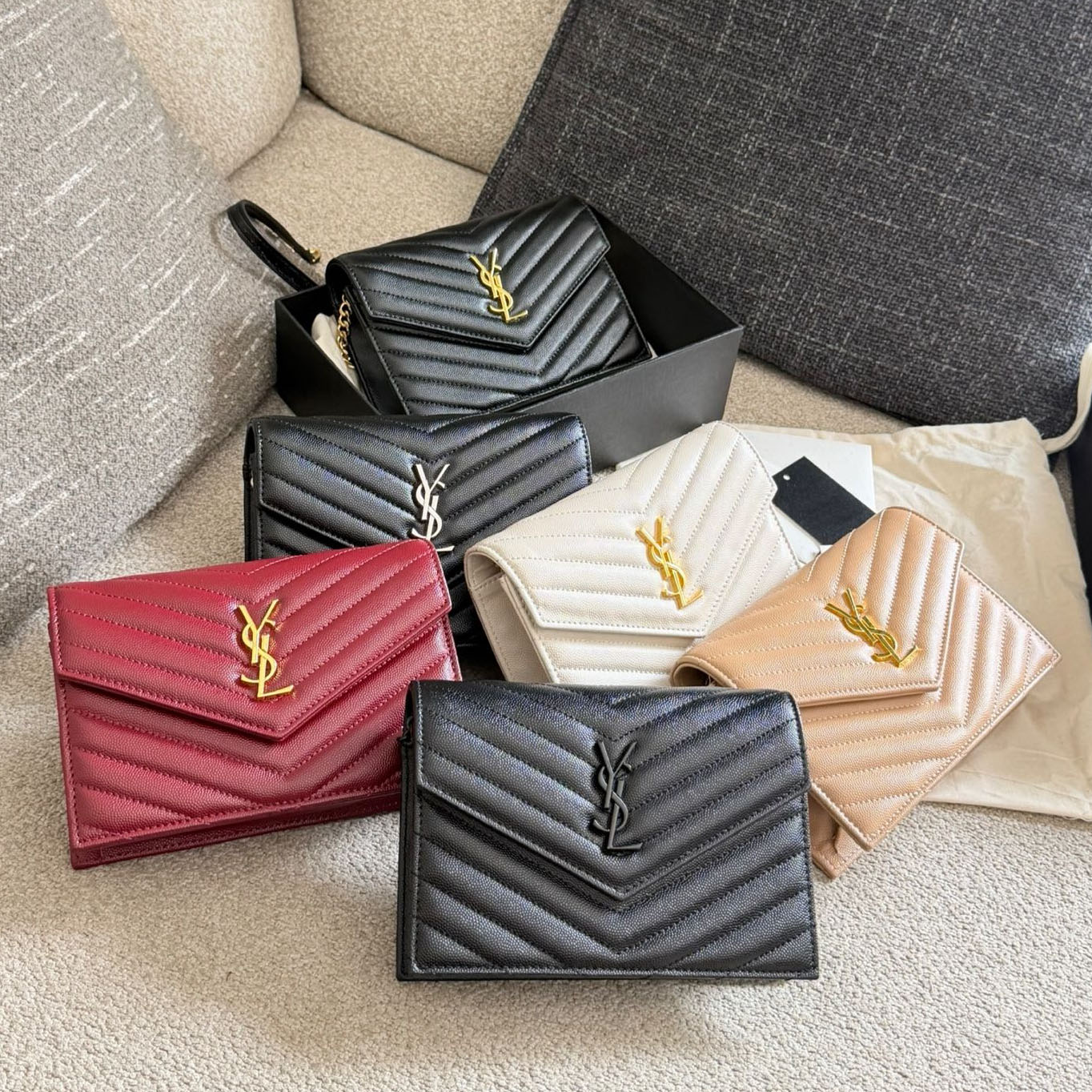 Luxury Designer Bag Shoulder Bag Purse Multi-Style Collection Structured Flap Curved Hobo and Sleek Envelope Bag Grained Leather Purse for Women-image-989344441