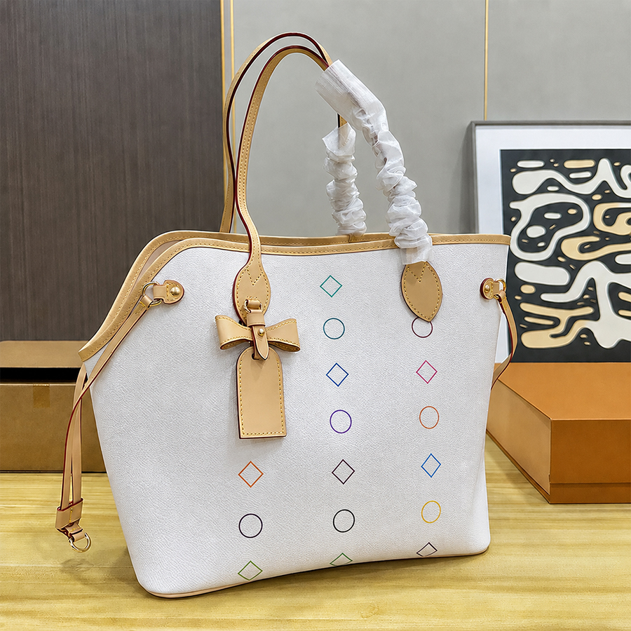 Designer Tote Bags Mens Women Handbags Fashion Old Flower Letter Shoulder Bag Luxury Leather Classic Purses Luxury Large Capacity Tote Crossbody