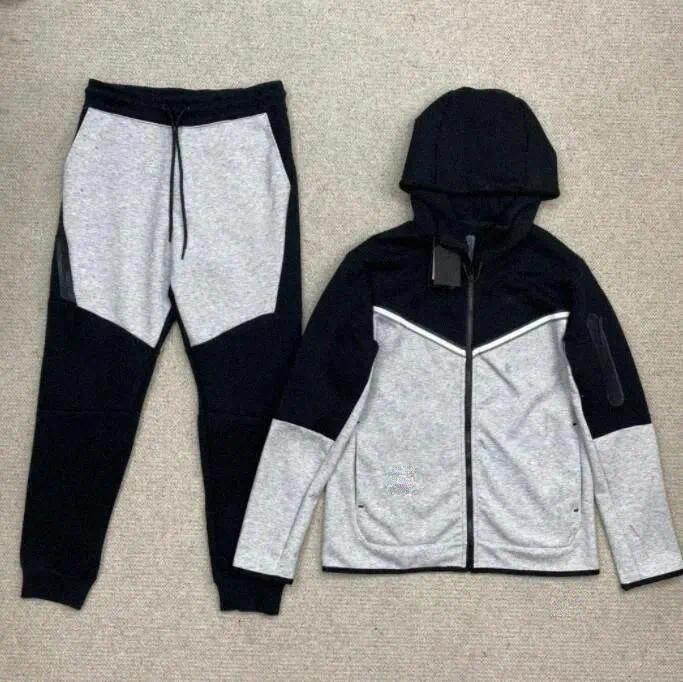 Designer Men Women Noctas Hoodies Pants Tracksuits Jackets Tracksuit Tech fleece Full Zip Hooded Sweatshirt Loose Pants Man Black White Grey Techfle