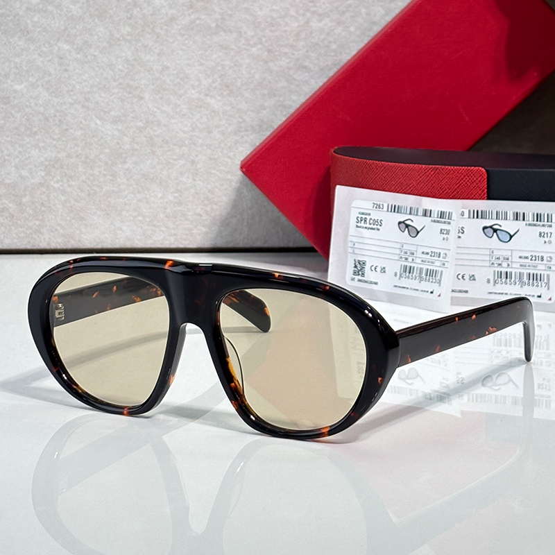 Designer Sunglasses Women Men Vintage Fashion Acetate Fiber Frame Eyewear C05S Luxury Sunglasses Outdoor Goggles UV400 Glasses With Box