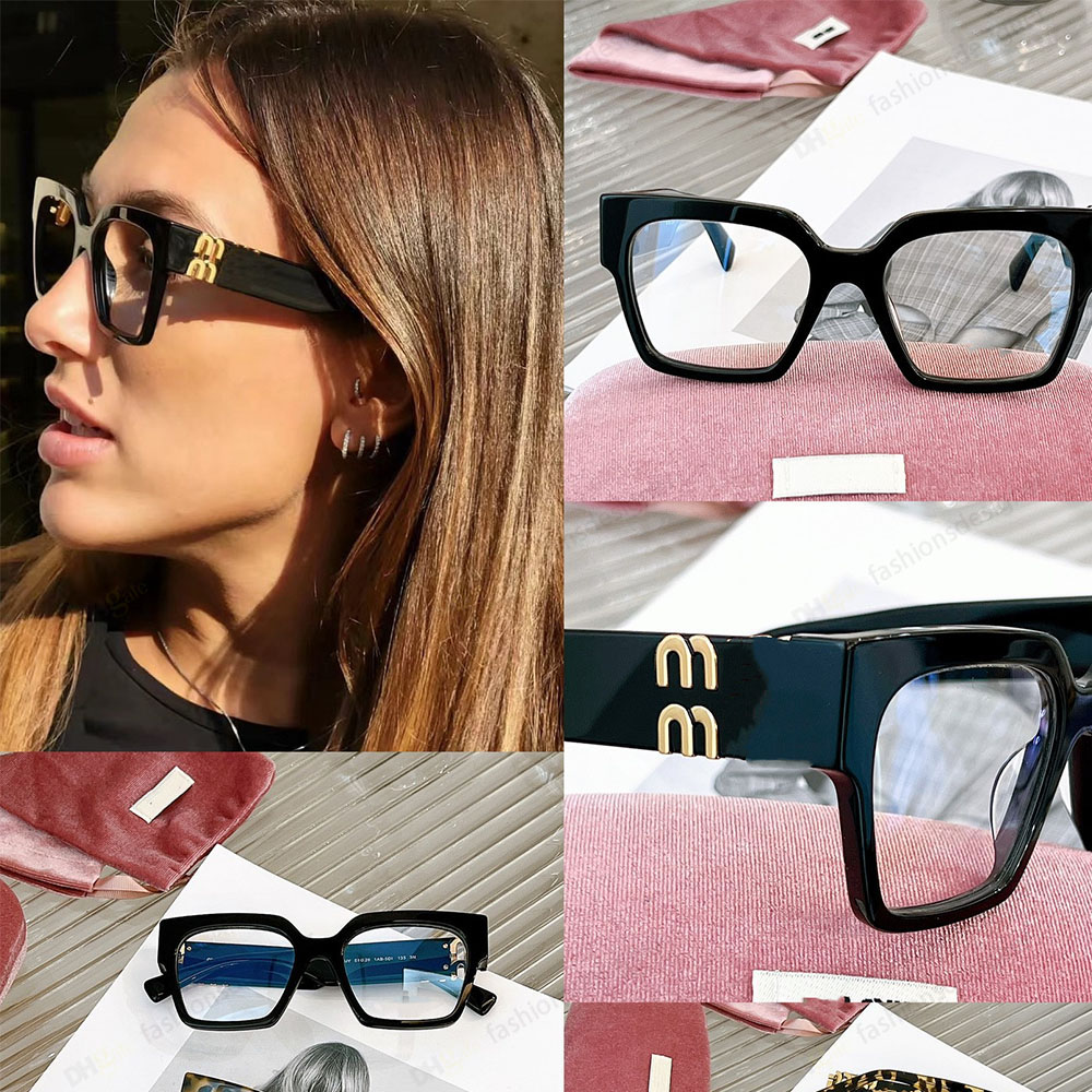 Vintage clear glasses designer sunglasses women reading glasses Blue light blocking optical square reading glasses anti blue eyeglasses MU04UY lunet