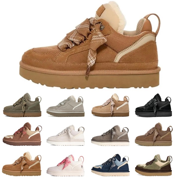 Designe Lowmel Chaussures décontractées Baskets de sable Botte à plateforme Australie Bottes de neige Femmes Bottines en peau de mouton Hommes Fe
