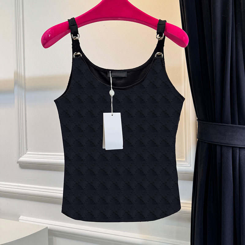 Designer Tank Tops 3 Colors Vintage Printed Camisole T Shirts Women Summer Casual Slim Fit Vest Tees