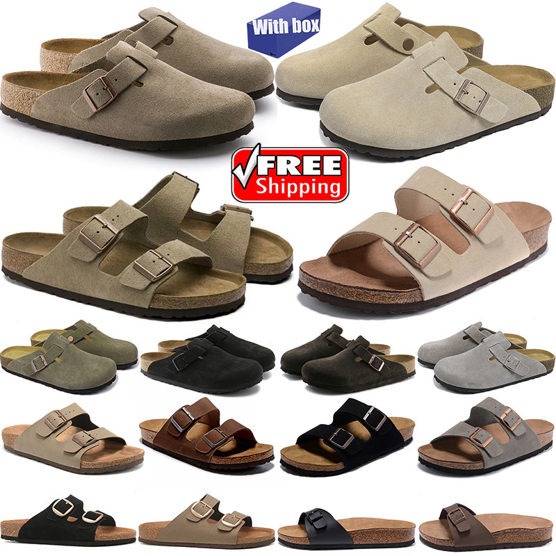 Free shipping With box Slippers designer sandals women Bostons clogs slipper shoes mules clog sliders mens womens sandles slides casual Buckle sanda