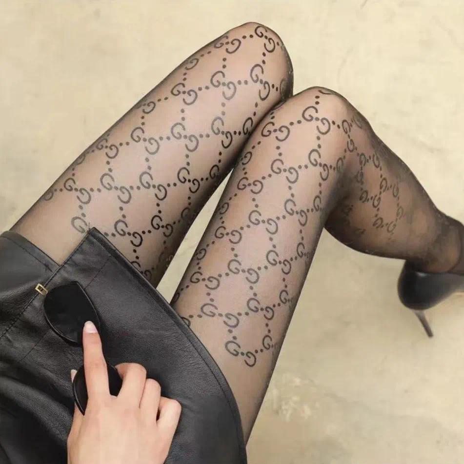 Tights Designer Gg Tights Womens Stockings Classic Socks Fashion Printed Pattern Socks Ins Hot Hosiery Sexy Women Leggings Top Quality Tights WAZ