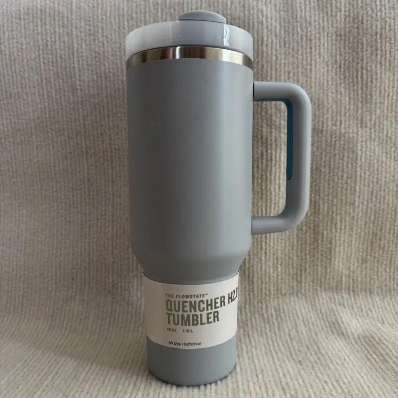 Water Bottle 40oz tumbler Stainless Designer Cup cups lid and straw water bottle Car cup stainless steel coffee cup large-capacity mug