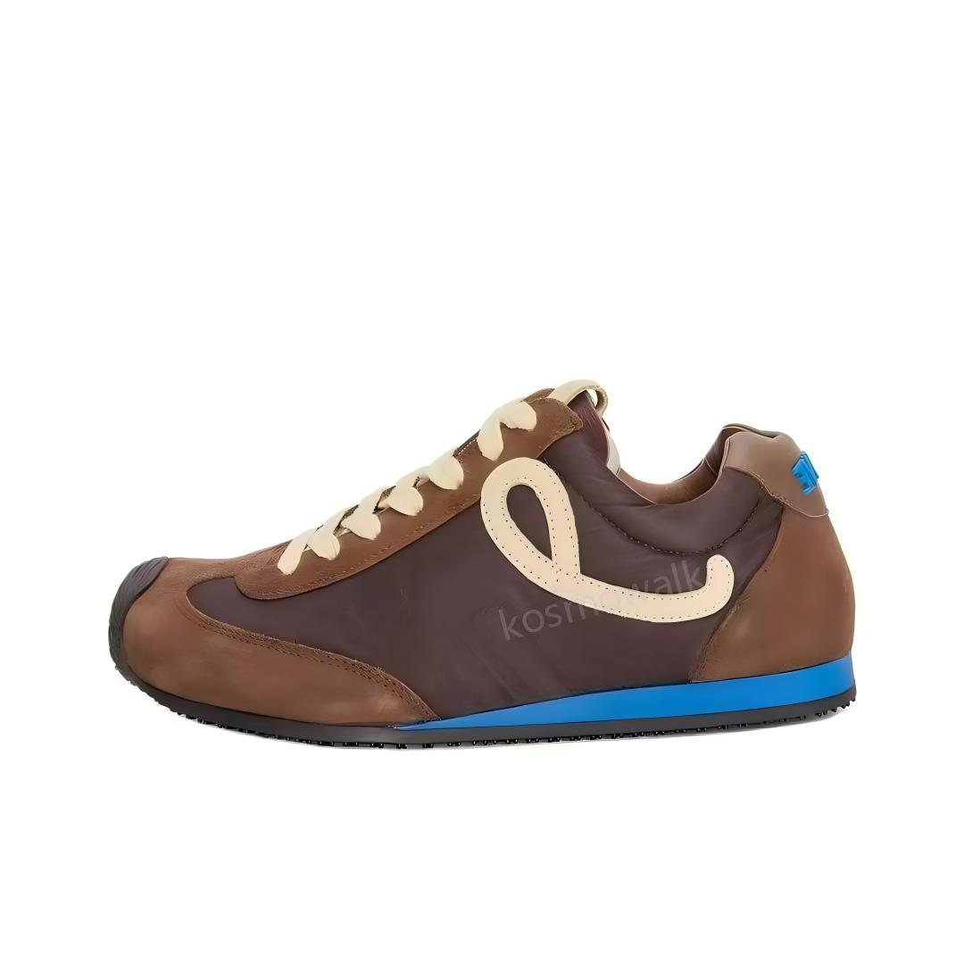 Designer unisex casual shoes, men's sport shoes, brown red pink white black hiking shoes, suede canvas shoes, sizes 36-45