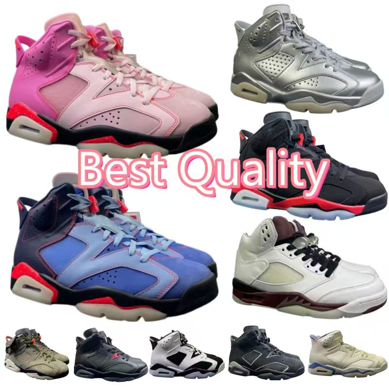 With Origianl Box 6s 6 Basketball Shoes Salesman Cap and Gown Awake NY Midnight Navy Playful Pink BIN 23 Metallic Silver Men Women Trainers Sneakers