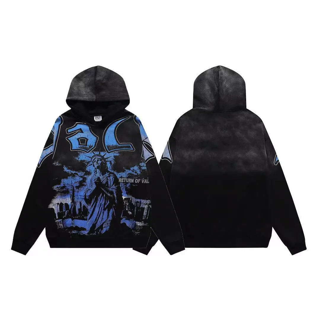 Valleys Dreams Hoodie Sweatshirts Men Cotton Black Hoodies Vintage Graphic Designer Fashion Classic Trend Sweatpants Now Immediate Shipping Dbd