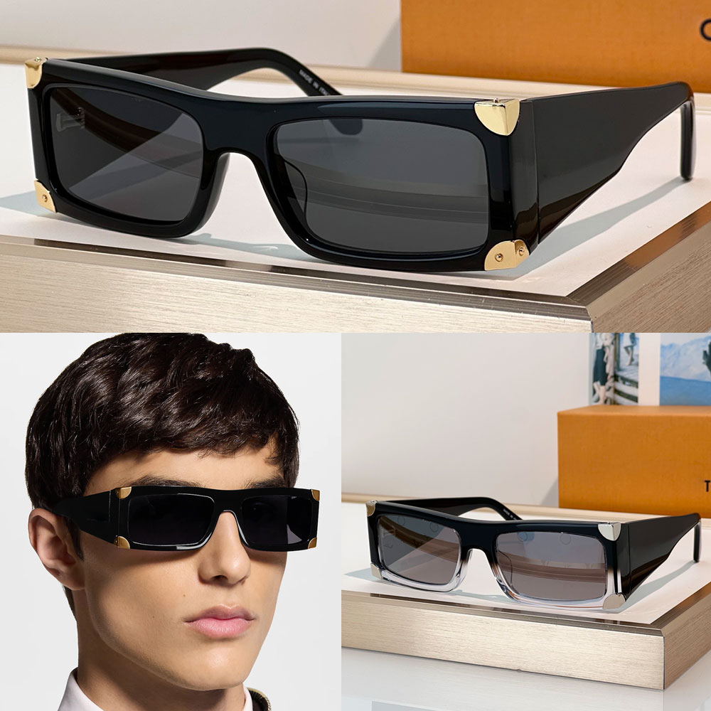 Mens heritage low square sunglasses luxury designer sunglasses Z3157U 26 new sunshade elegant black frame Womens Sunglasses beach casual party style