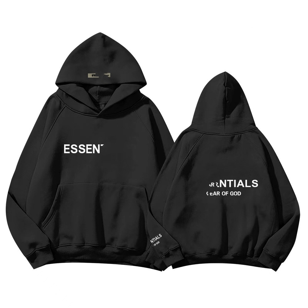 essential sweatshirts designer casual sports wear outfit fashionable 1977 brand solid color autumnwinter style essential long sleeve pullover fog ho