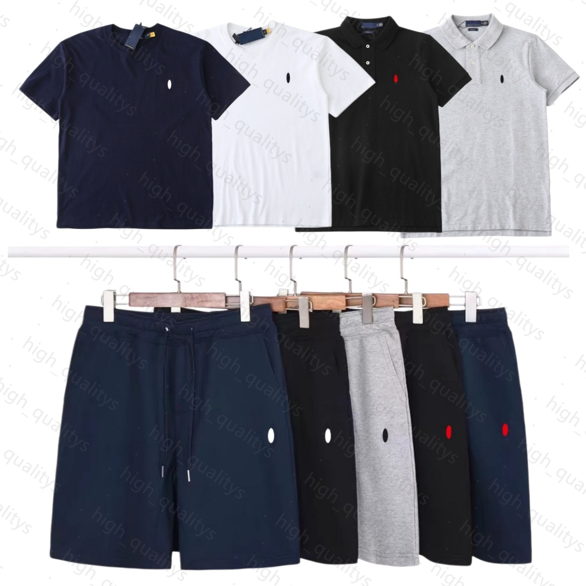 pantaloncini firmati maglietta da uomo othshirts pantaloncini ricamo floccato corto t da donna 100 cotone corto slve sprsummer ts L26924