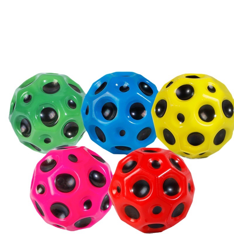 The Original Moon Ball Hyper Bouncy Ball with Pop Sound Effect Patented Zero Gravity Foam Crater Design for Kids Adults Outdoor Active Play Park-image-1112847793