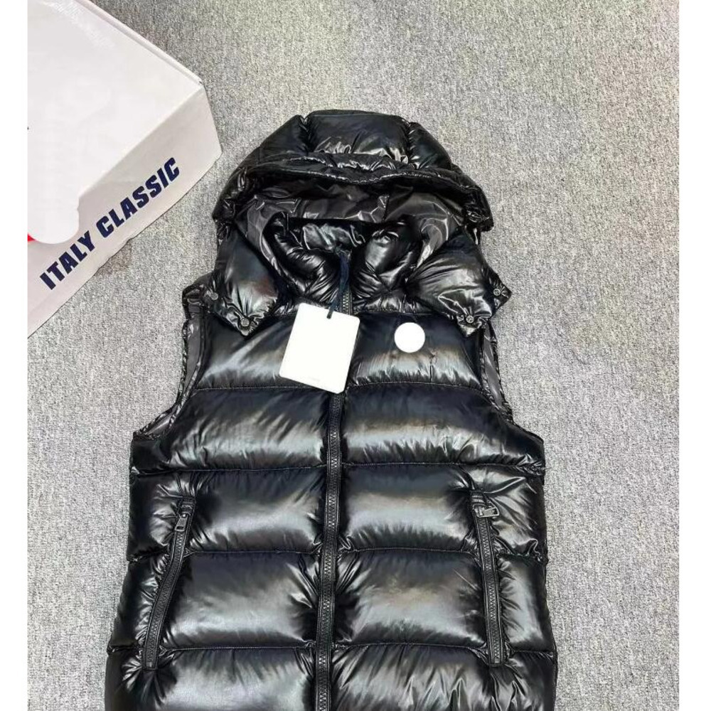 Designer Vest Embroidery Patch Removable Hood Mens Vests Women Gilet Maglia White Duck Down Puffer Jacket Winter Couple Outfit Waterproof Quick Dryi