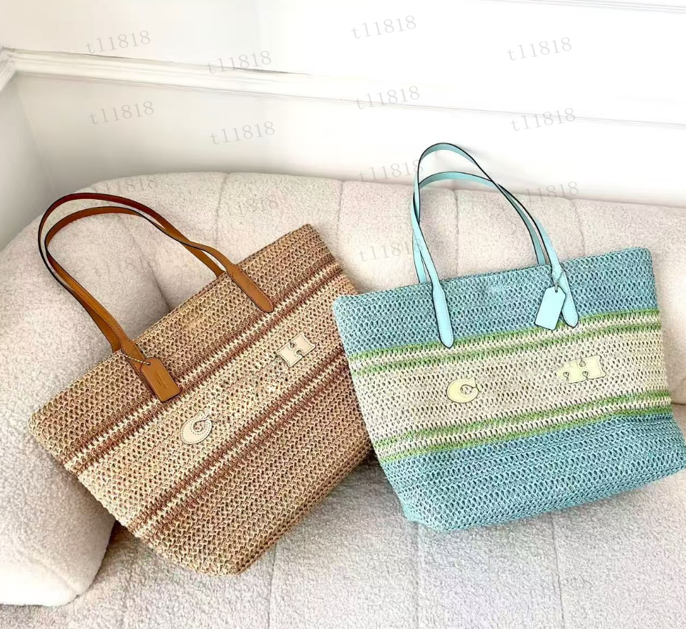 High quality tote sacoche Crossbody Designer bags Woven bag stra shopping leather Shoulder pochette s clutch mens hobo womens vacation beach Pink ha