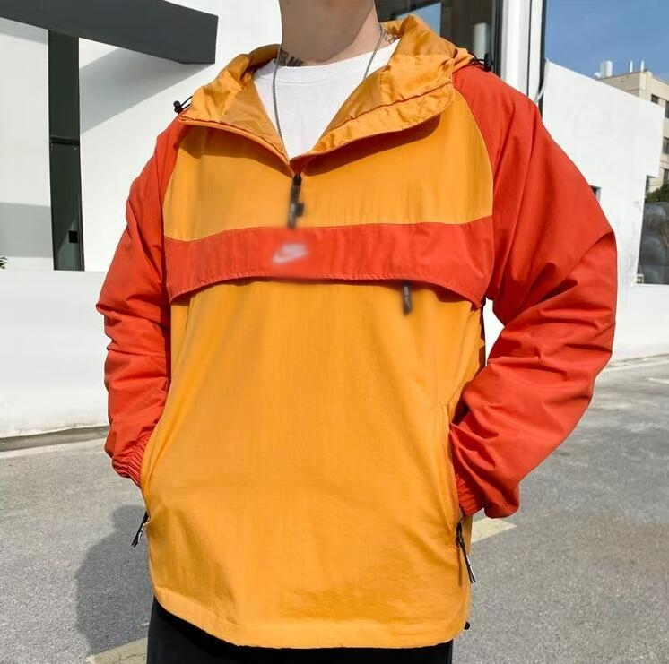 Mens Jacket Designer Pullovers Light Sports Hiking Jackets Hooded Black Yellow Coat Men Casual Windbreakers Embroidery Outdoor Couples Sportwear