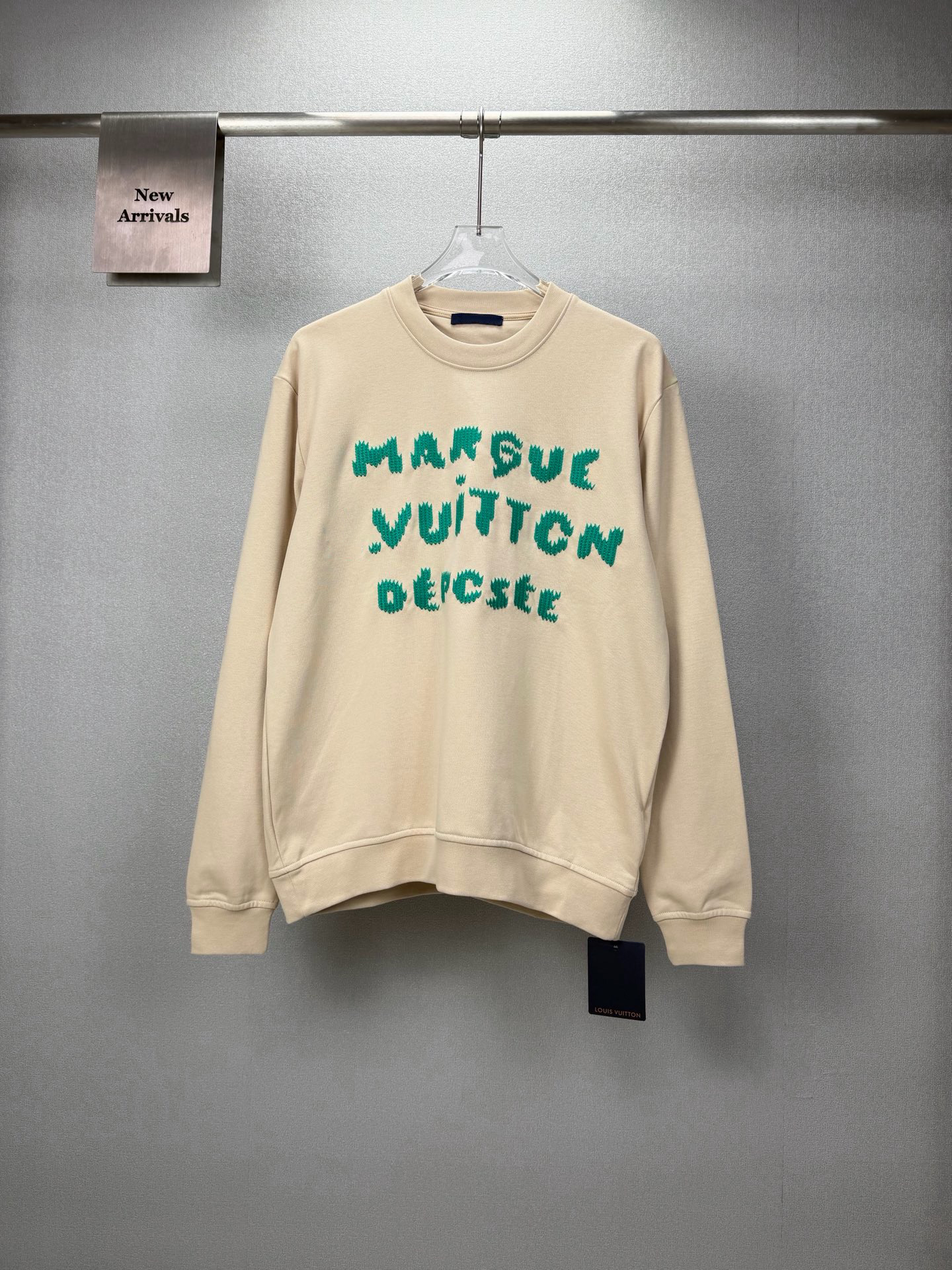 Men's Plus Size Hoodies & Sweatshirts in autumn / winter acquard knitting machine e Custom jnlarged detail crew neck cotton w2t555