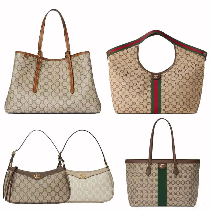 designer bag giglio tote bag Emblem tote bag High capacity autumn winter best selling styles Canvas embellished with ribbons and piping edges Oph-image-985964939