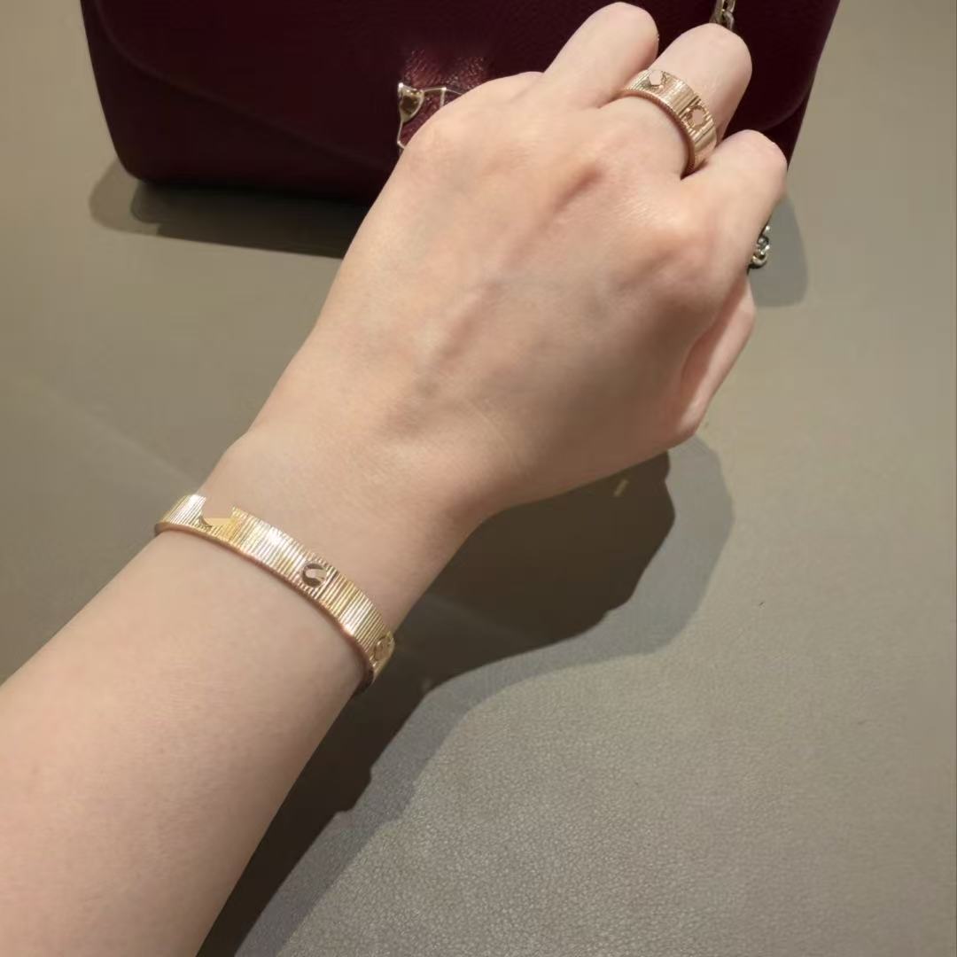 Designerarmband heren roestvrij staal verguld goud gestreept elastische band manchetarmband ontwerper voor vrouwen sieraden kerstcadeau maat 16-21 m