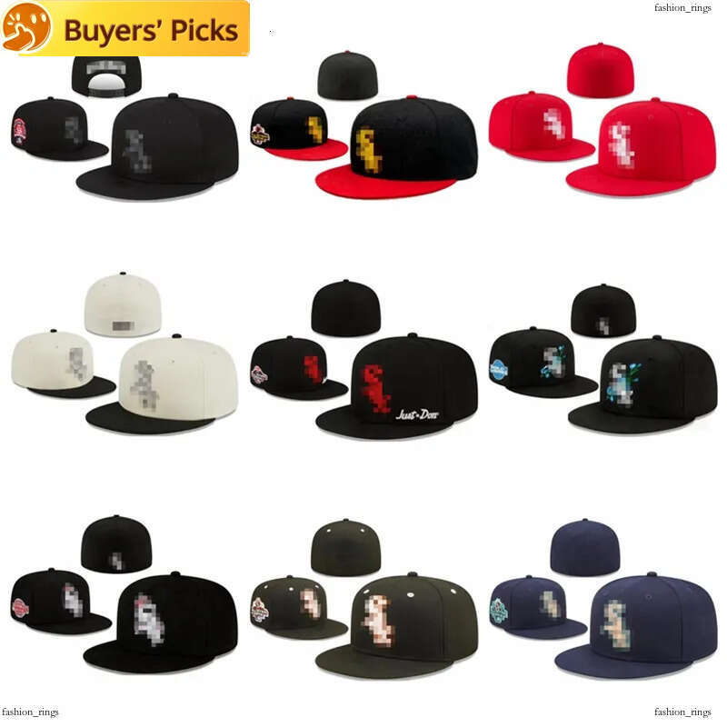 White Soxes letter Baseball caps Gorras Cap Casquette Men Brand Women Bone For Adult Full Closed Fitted Hats