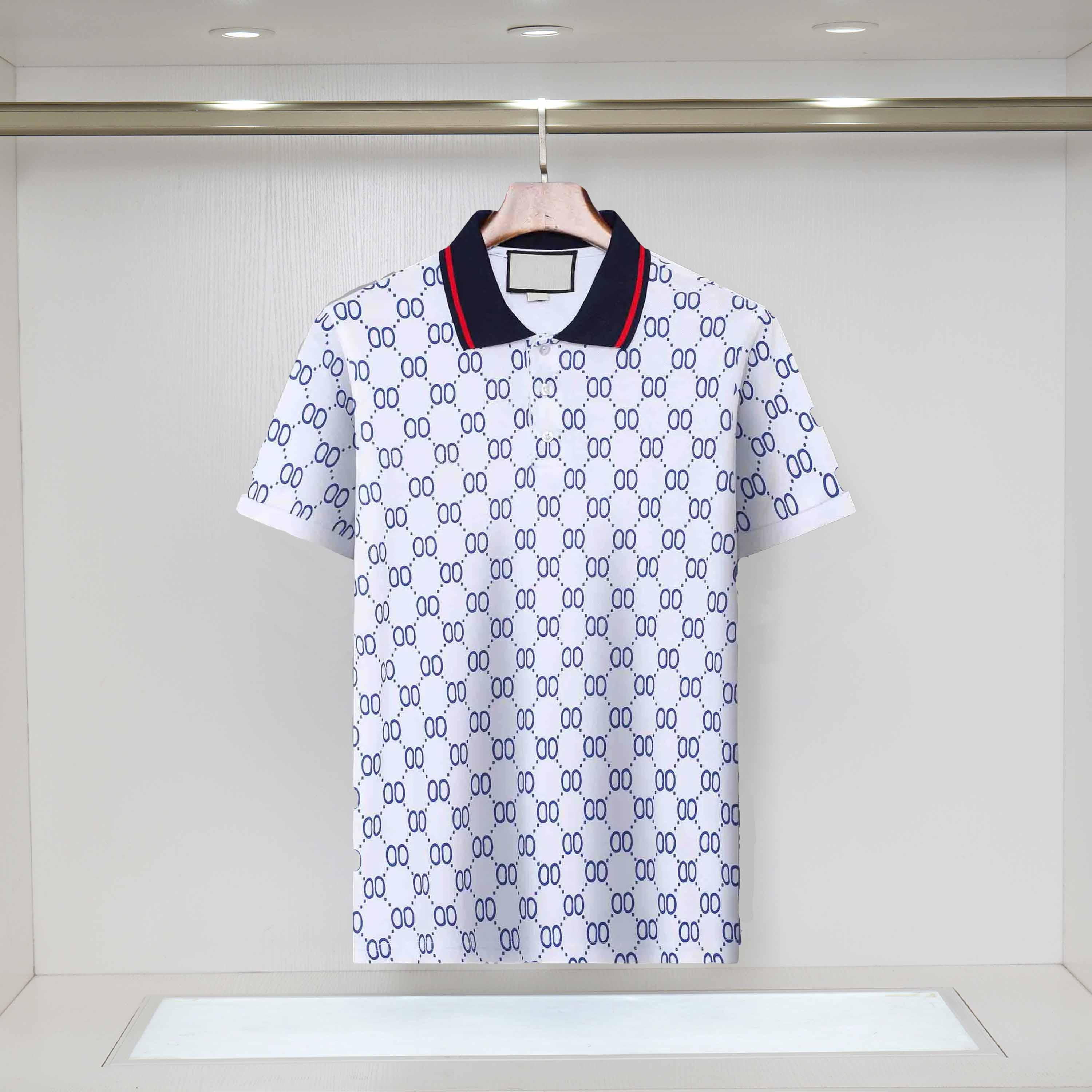 Luxury Designer Mens Polo Shirt High Quality Summer Shirts Luxury Brand Breathable Tshirt Fashion Polos Shirt Crew Neck Men's T-Shirts Size M-3