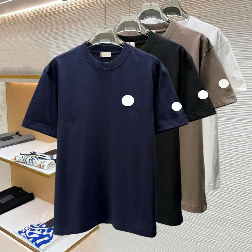 mens t shirt designer highquality man tees womens t shirt Luxury applique logo short sleeved shirt fashionable daily wear european size solid color