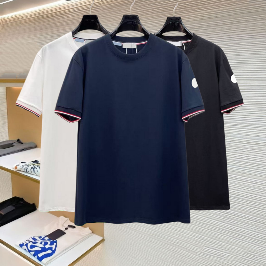 mens t shirt designer highquality man tees womens t shirt Luxury logo short sleeved shirt fashionable party daily wear european size solid color top