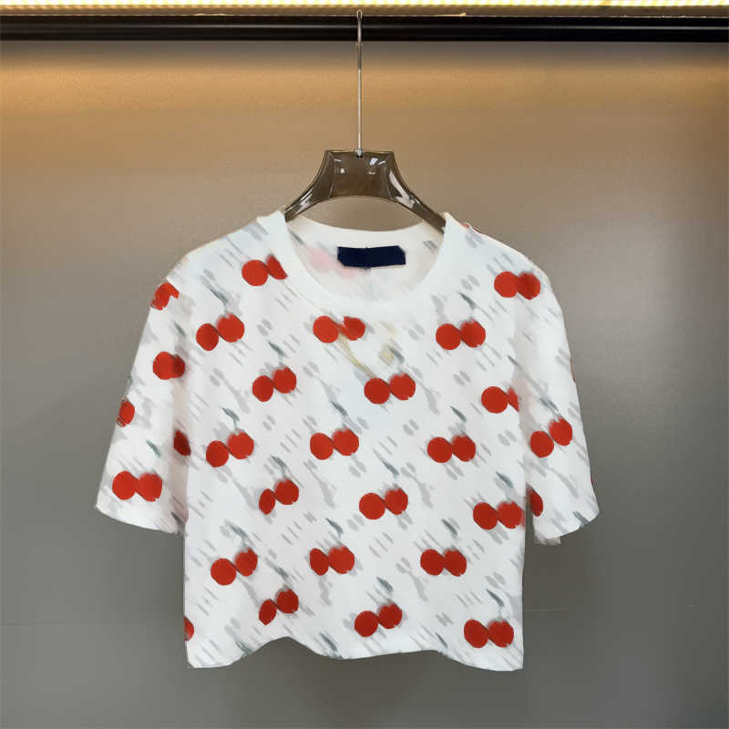 Short Sleeve designer t shirt women luxury Chain Letter Printed Slim Fit Breathable tshirt tee Round Neck Casual Tops