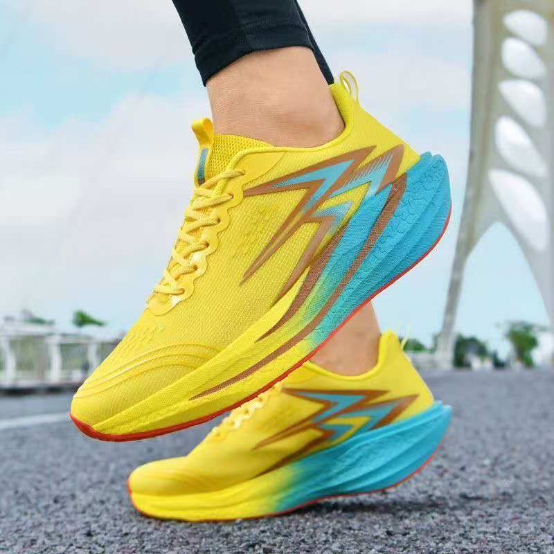 2026 Summer carbon plate running shoes (men's and women's styles) breathable deodorizing shock-absorbing suitable for sports and casual we